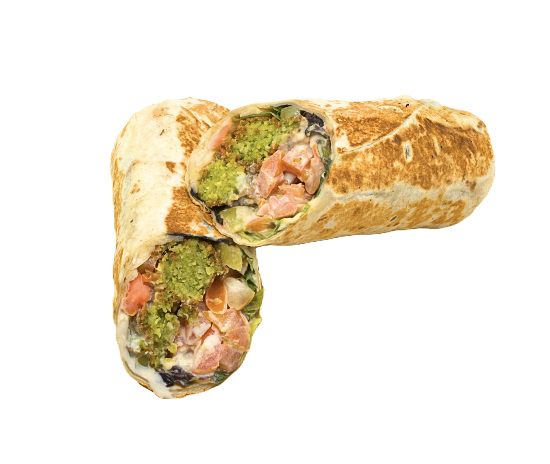 Falafel wrap at Yafa Hummus