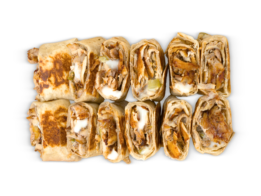 Back home style wrap at Yafa Hummus