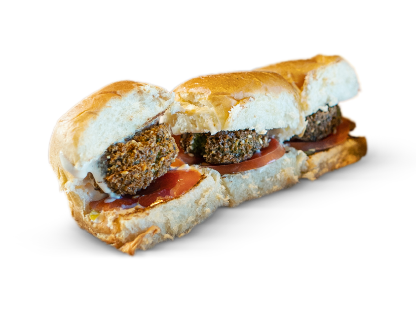 Falafel sliders at Yafa Hummus
