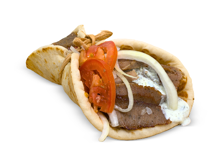 Gyro pita at Yafa Hummus