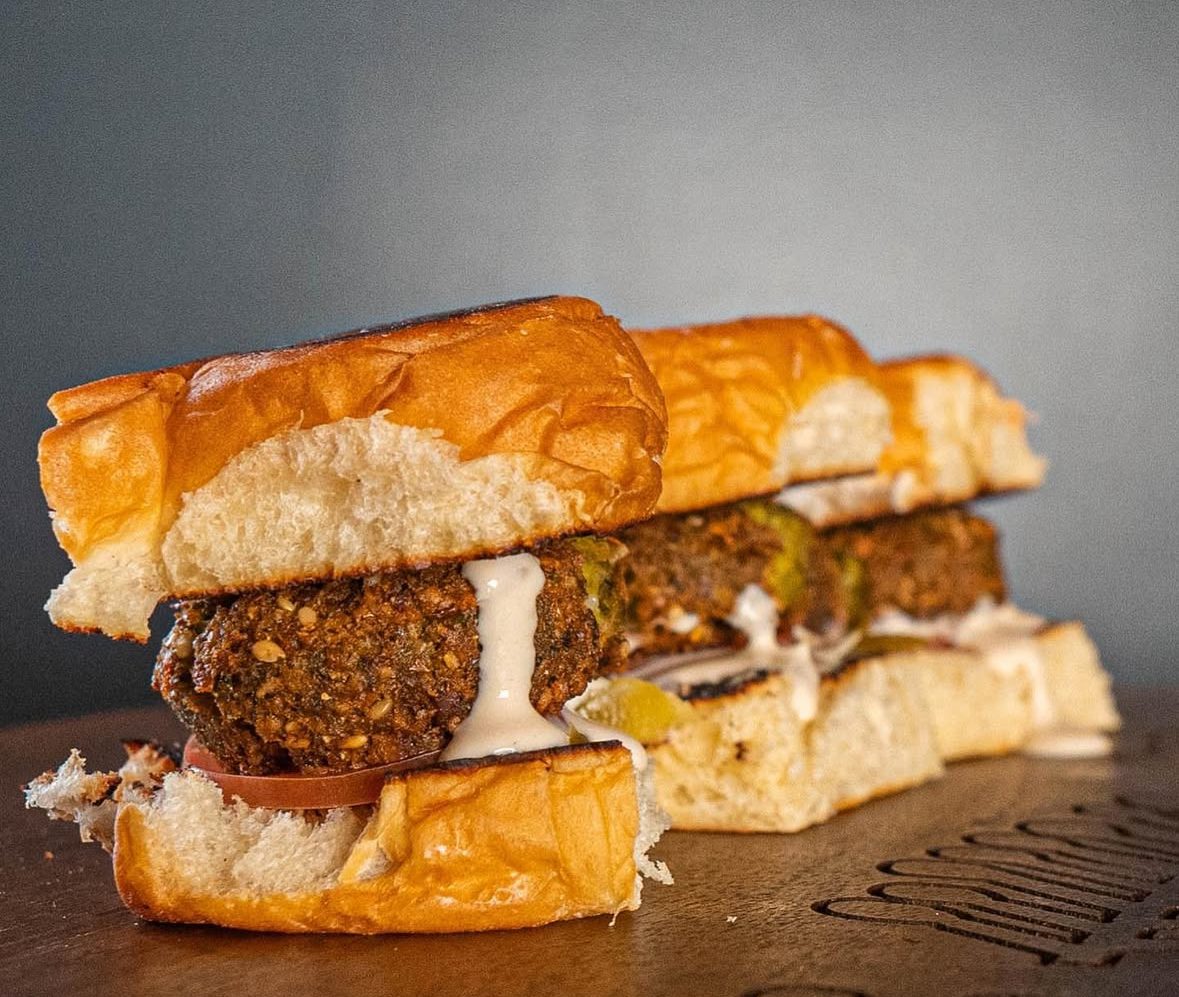Falafel sliders at Yafa Hummus