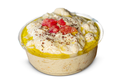 House-made baba ghanoush at Yafa Hummus