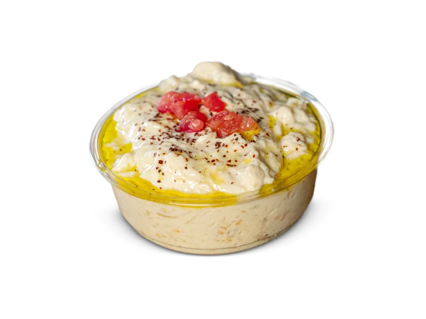 House-made baba ghanoush at Yafa Hummus