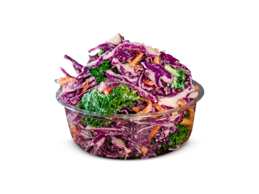 House-made kaleslaw at Yafa Hummus