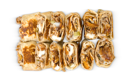 Back home style wrap at Yafa Hummus